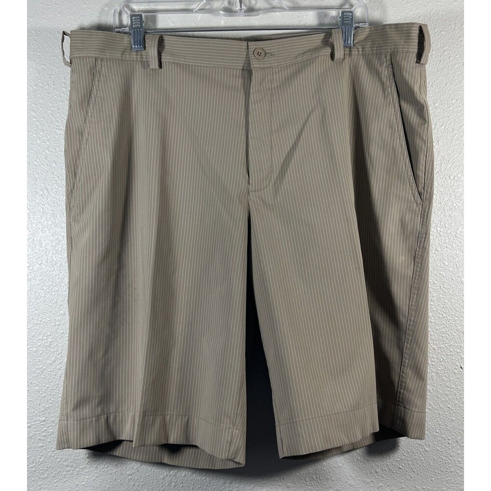 Nike Golf Shorts Mens 38 Dri Fit Flat Front Stripe